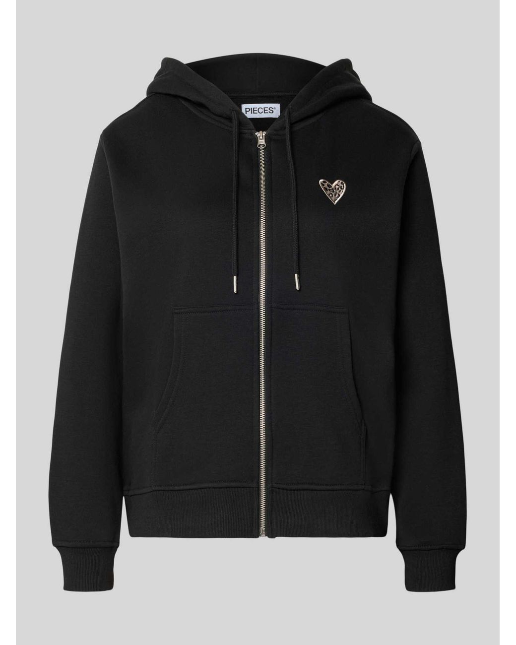 Pieces Sweatvesten in het Black