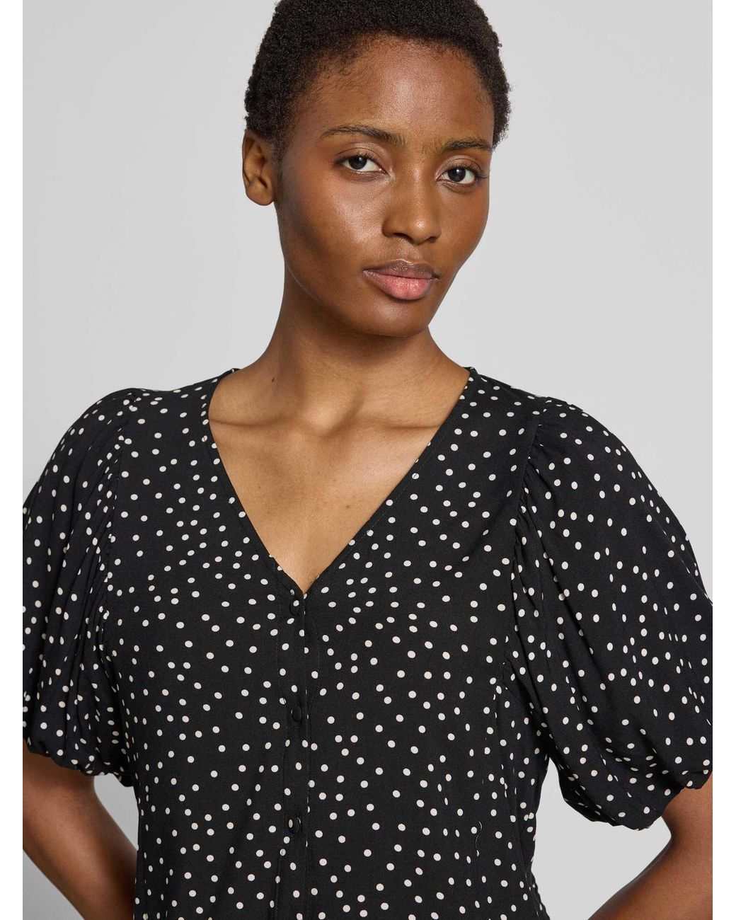 Soya Concept Blouses Korte Mouw in het Black