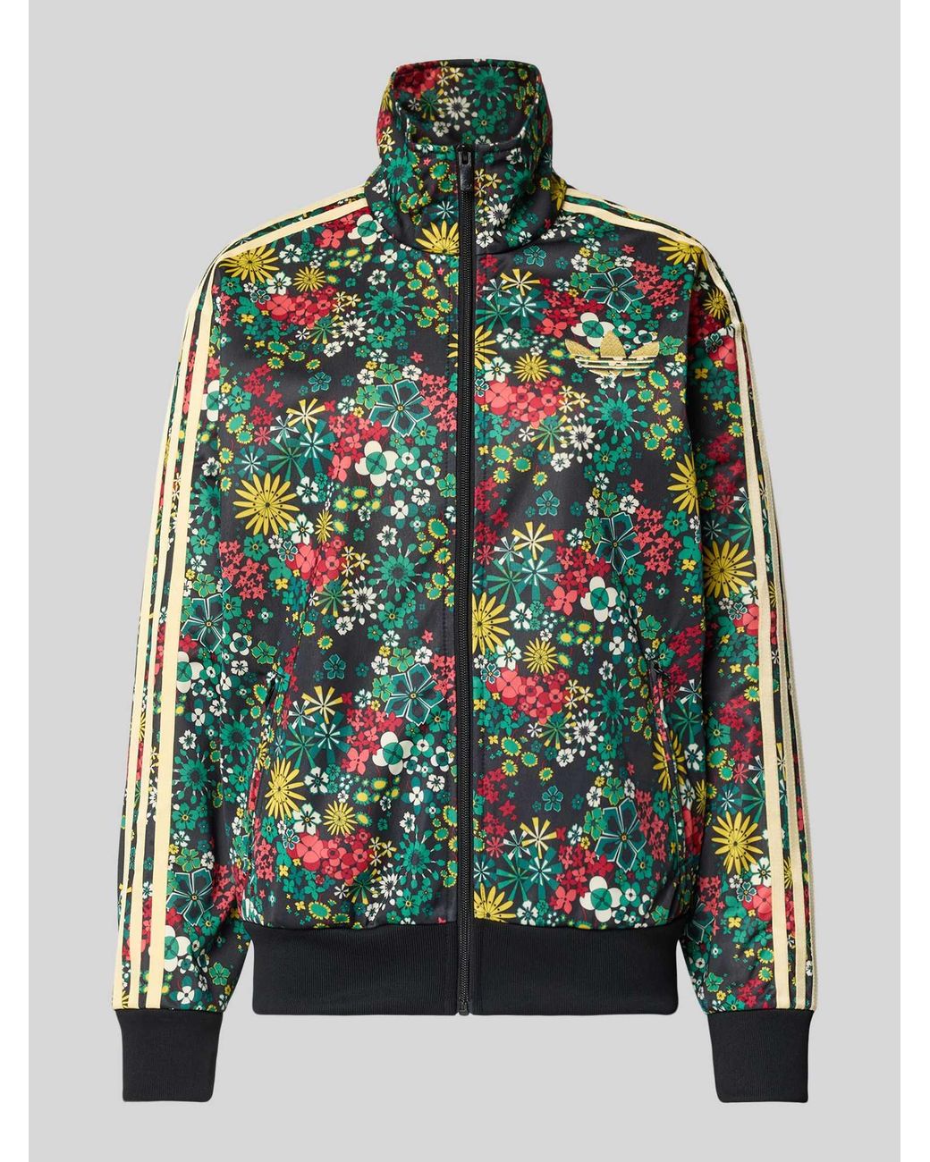 Adidas Originals Regular Fit Jack Met Gestikt Logo Model 'Firebird' in het Green