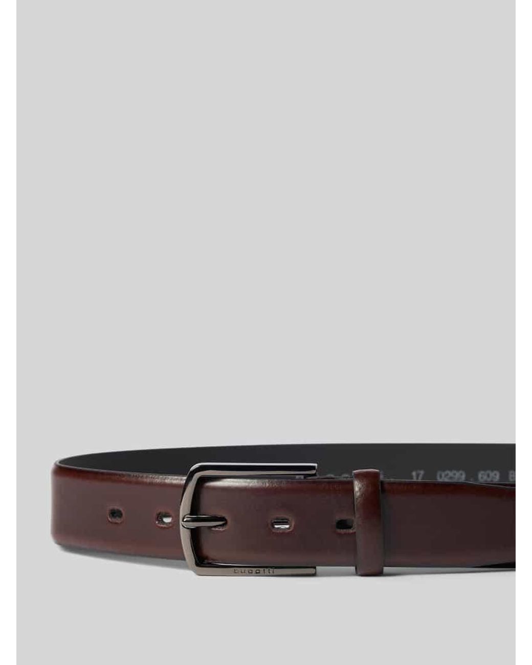 Bugatti Ledergürtel aus echtem Leder in Brown für Herren