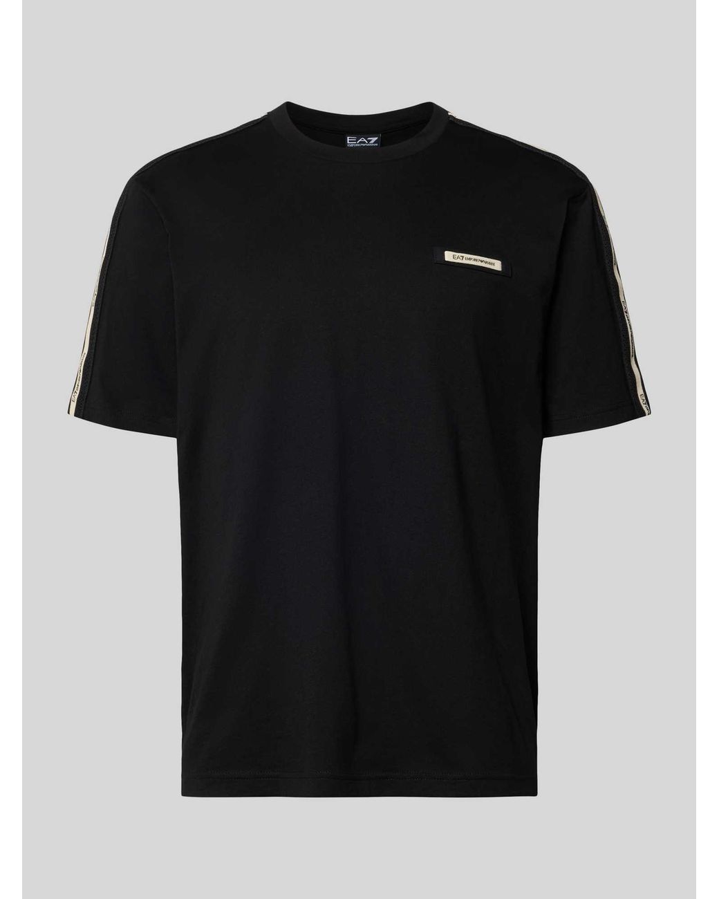 EA7 Armani T-Shirts in het Black voor heren