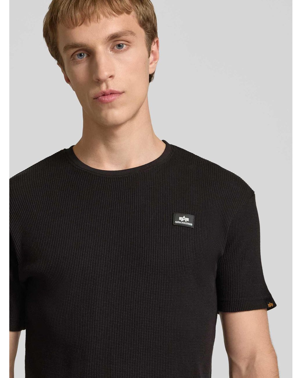 Alpha Industries T-Shirts in het Black voor heren