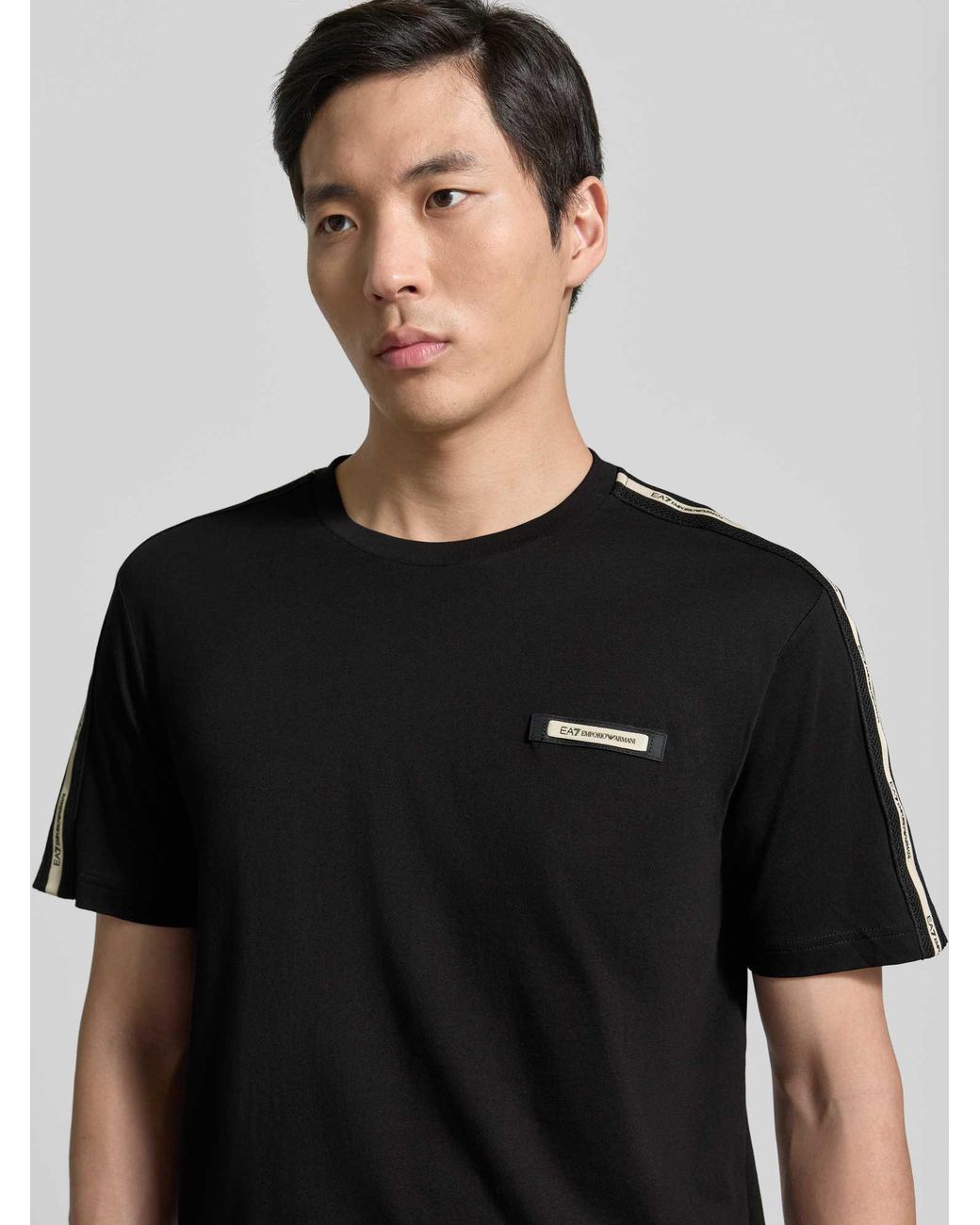 EA7 Armani T-Shirts in het Black voor heren