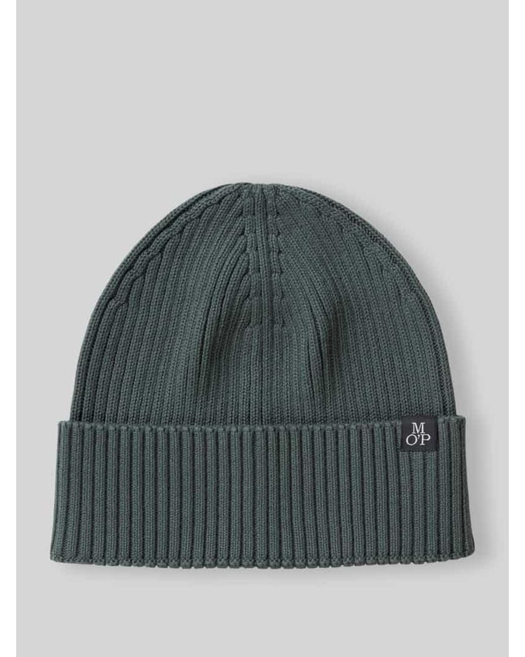 Marc O' Polo Mütze mit Label-Patch in Green für Herren
