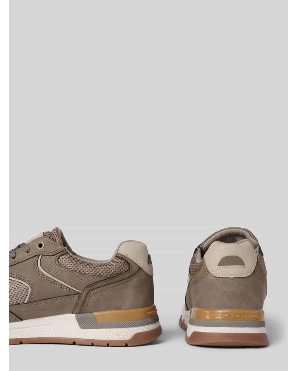 Tom Tailor Low Top Sneaker mit Mesh-Einsatz in Gray für Herren