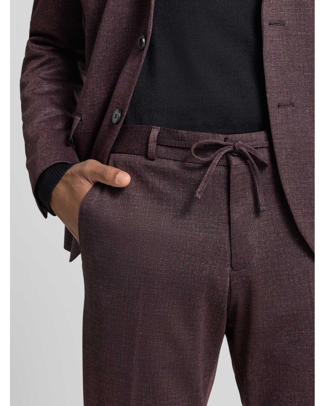 Zuitable Pantalons in het Purple voor heren