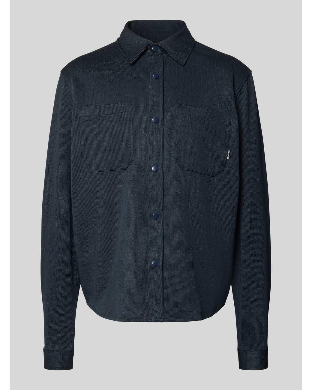Blend Regular Fit Vrijetijdsoverhemd Met Kentkraag Model 'Adrian' in het Blue voor heren
