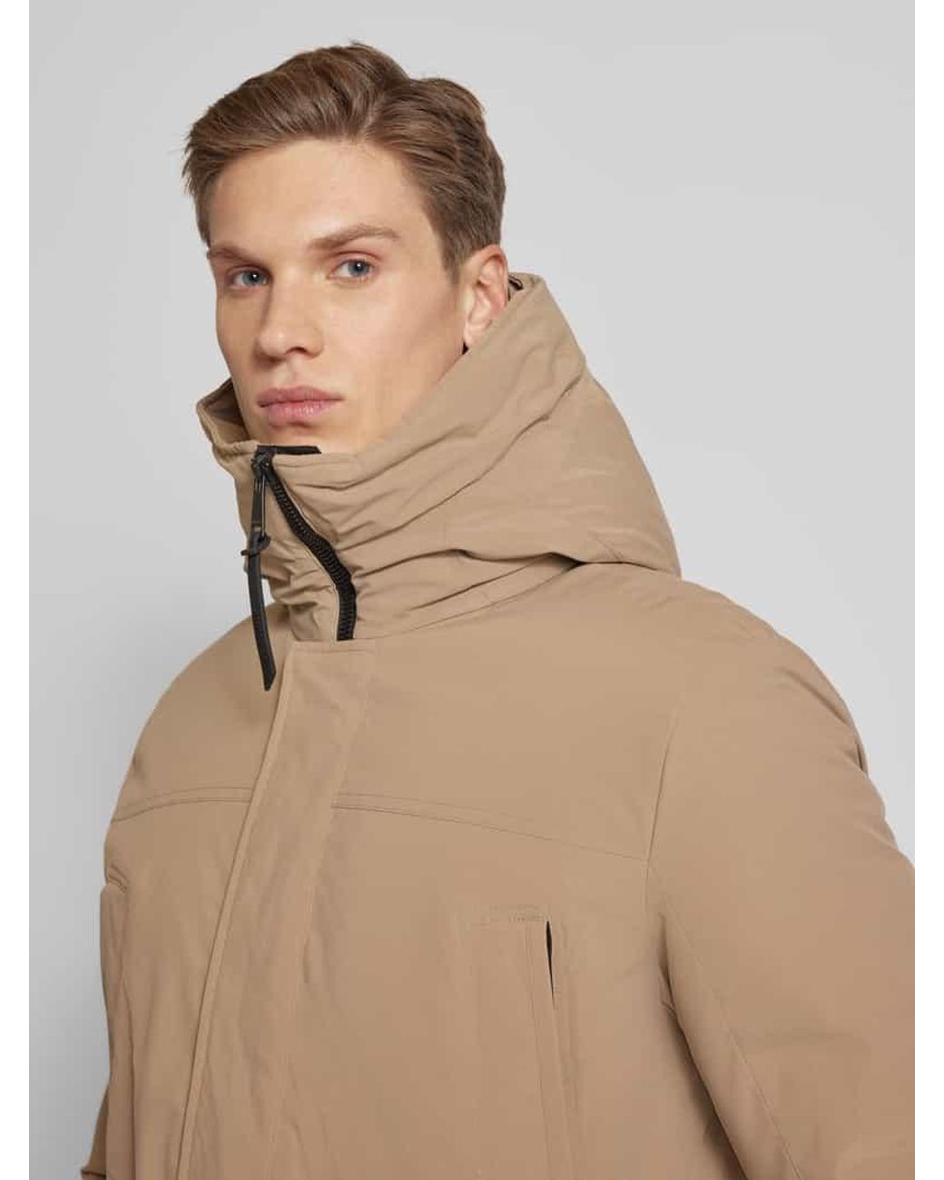 Superdry Parka mit Kapuze in Natural für Herren