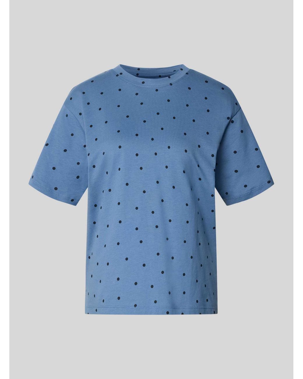 Jake*s Regular Fit T-Shirt Met Ronde Hals in het Blue