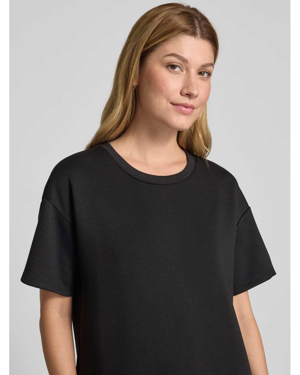 Vila Midi-jurk Met 1/2-mouwen in het Black