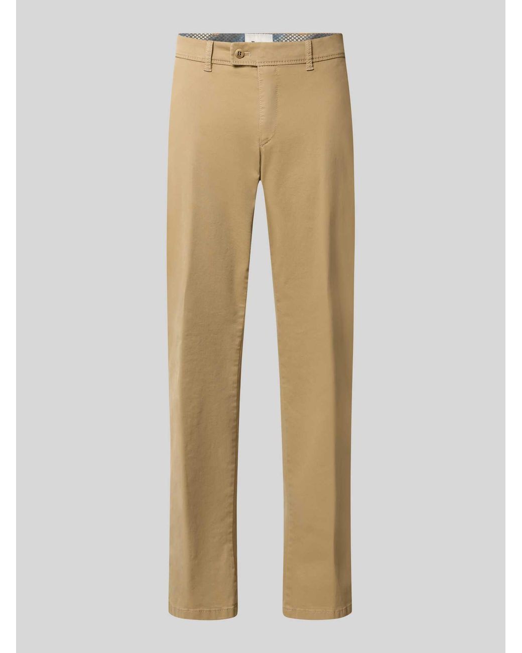 Brax Chino's in het Natural voor heren