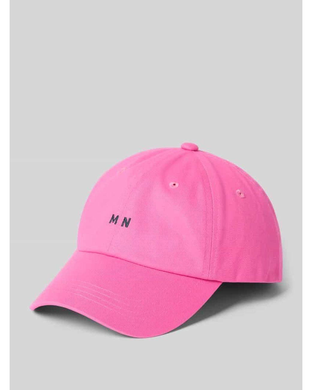 Mads Nørgaard Pink Basecap mit Label-Stitching