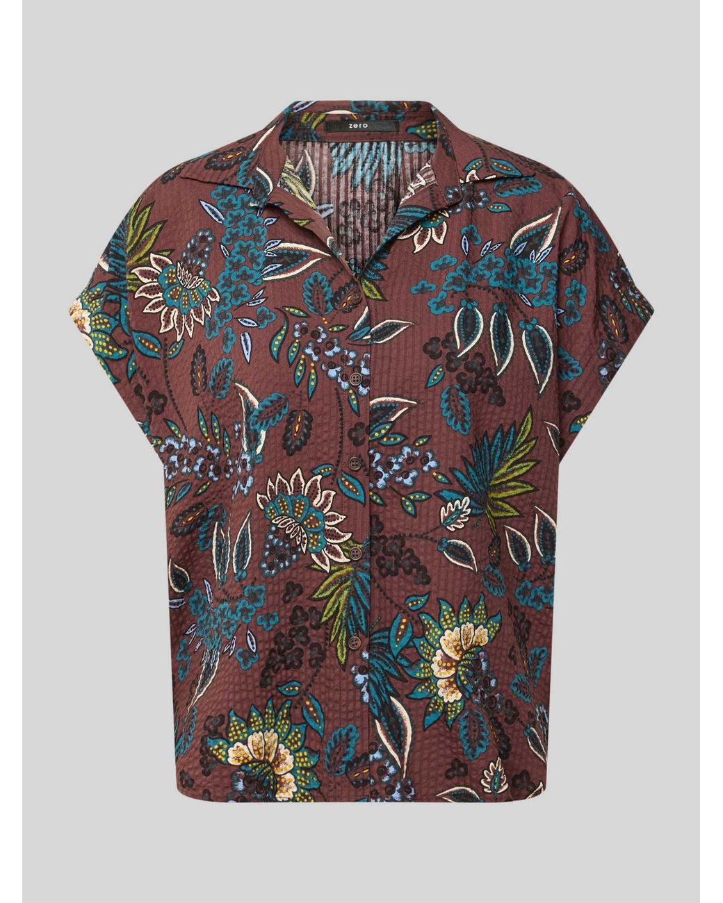 Zero Blouses Korte Mouw in het Multicolor