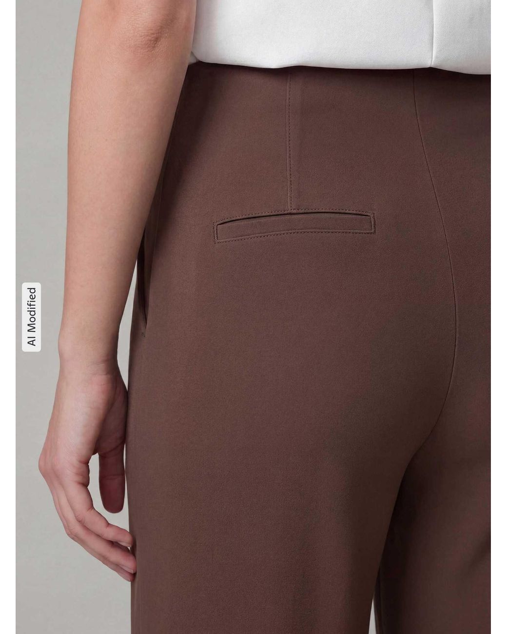 Seductive Wijde Broeken in het Brown