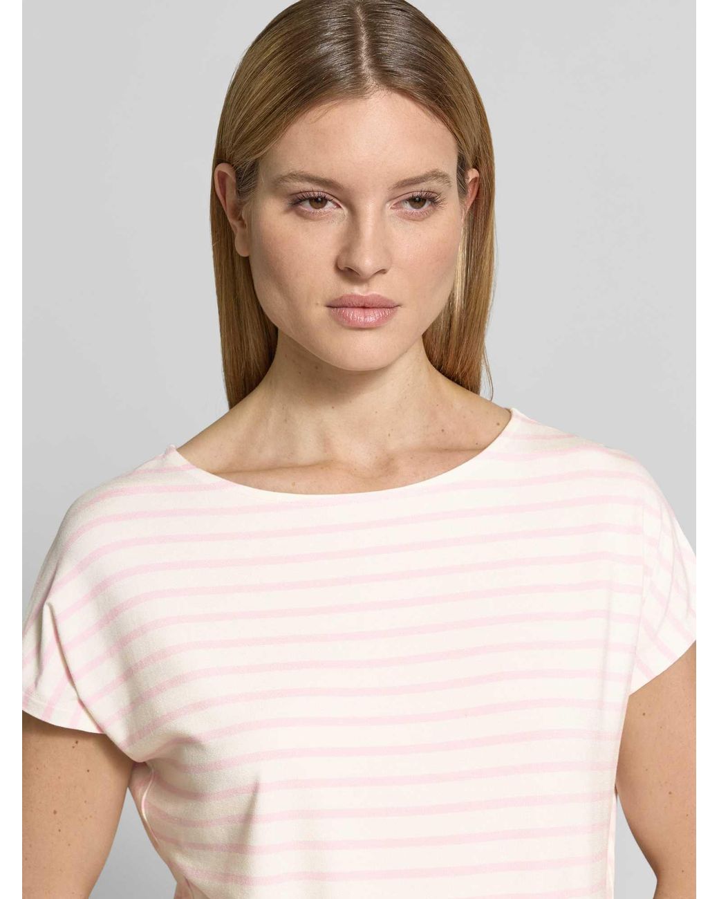 S.oliver Oversized T-Shirt Van Viscosemix in het Multicolor
