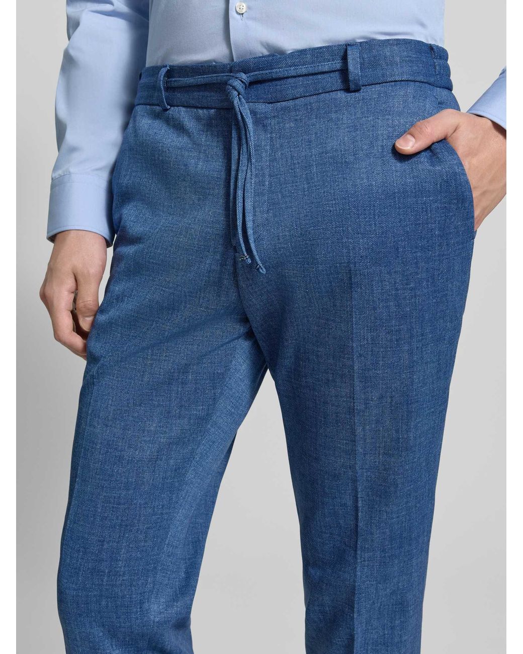 Zuitable Pantalons in het Blue voor heren
