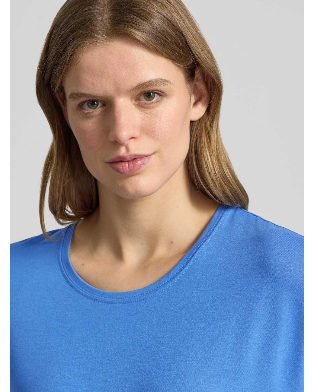 ONLY Regular Fit T-Shirt Van Viscosemix Model 'Moster' in het Blue