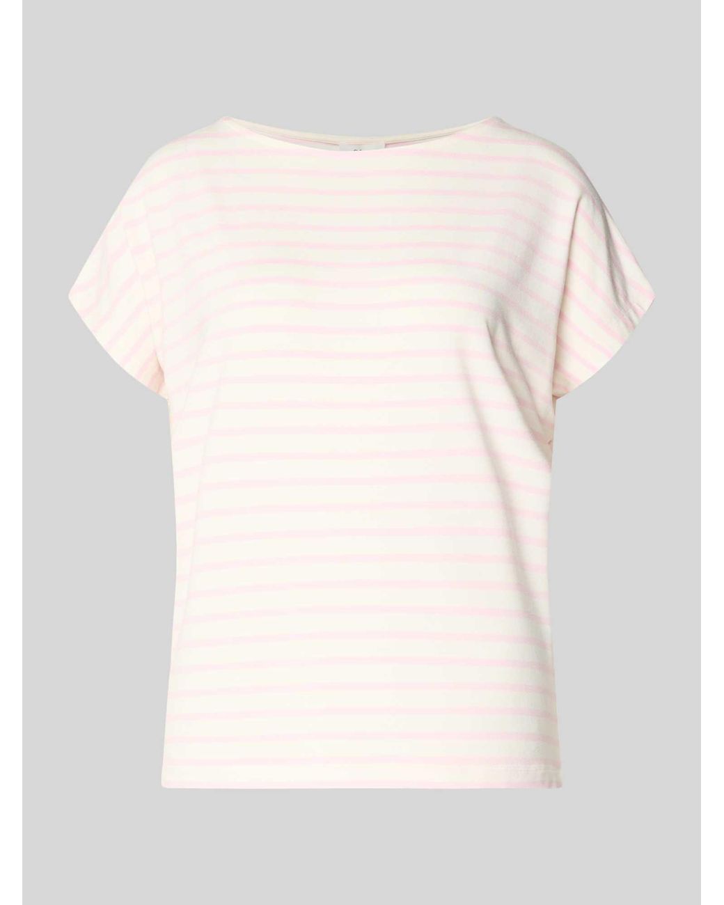 S.oliver Oversized T-Shirt Van Viscosemix in het Multicolor