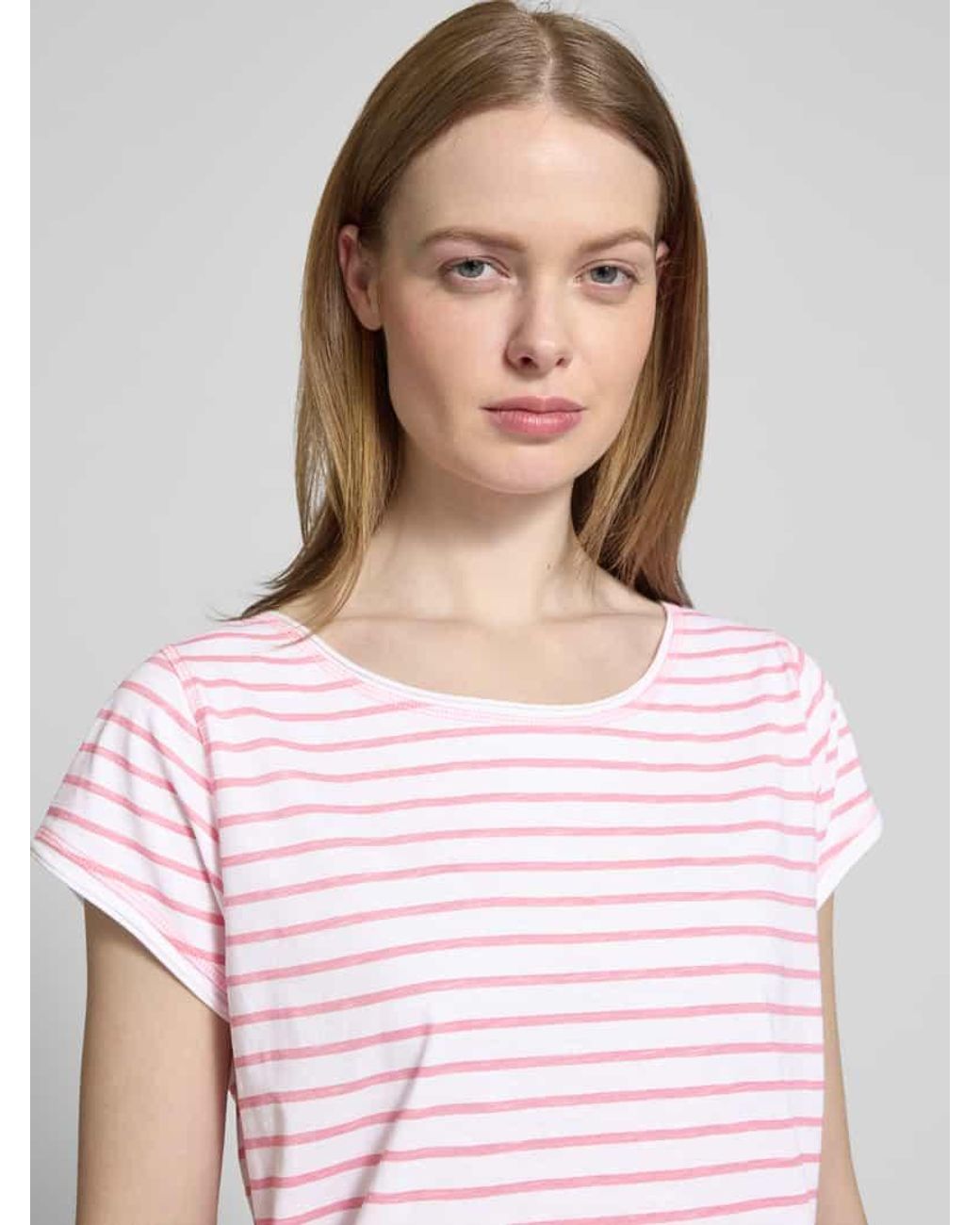Christian Berg Women Pink T-Shirt mit Kappärmeln