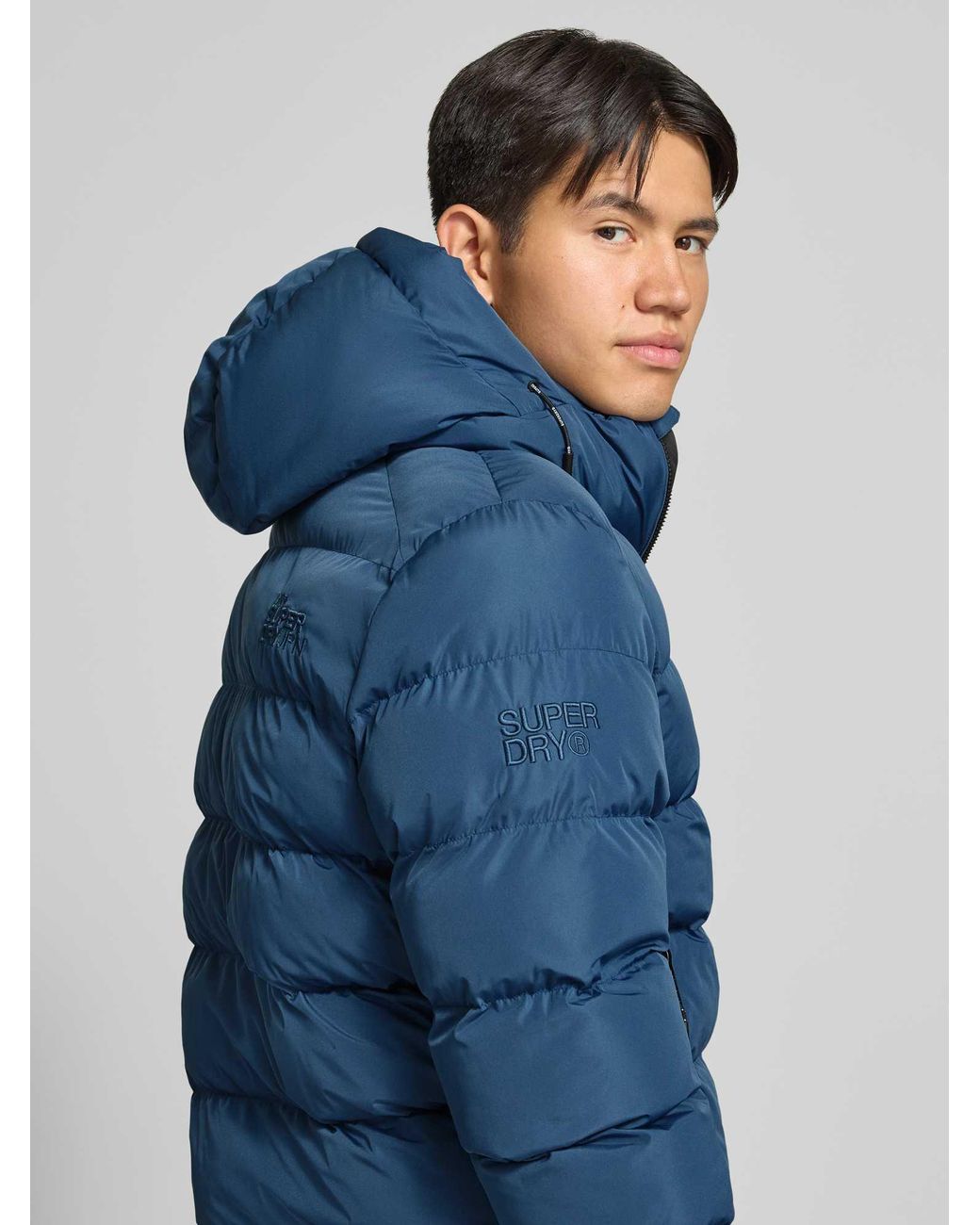 Superdry Puffer Jassen in het Blue voor heren