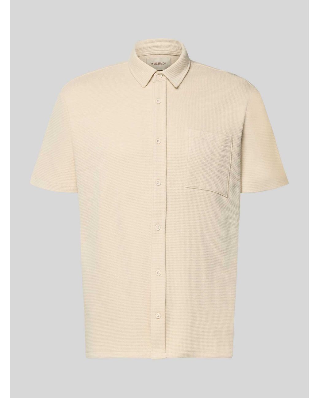 Blend Regular Fit Vrijetijds Overhemd Met Kentkraag Model 'Fillip' in het Natural voor heren