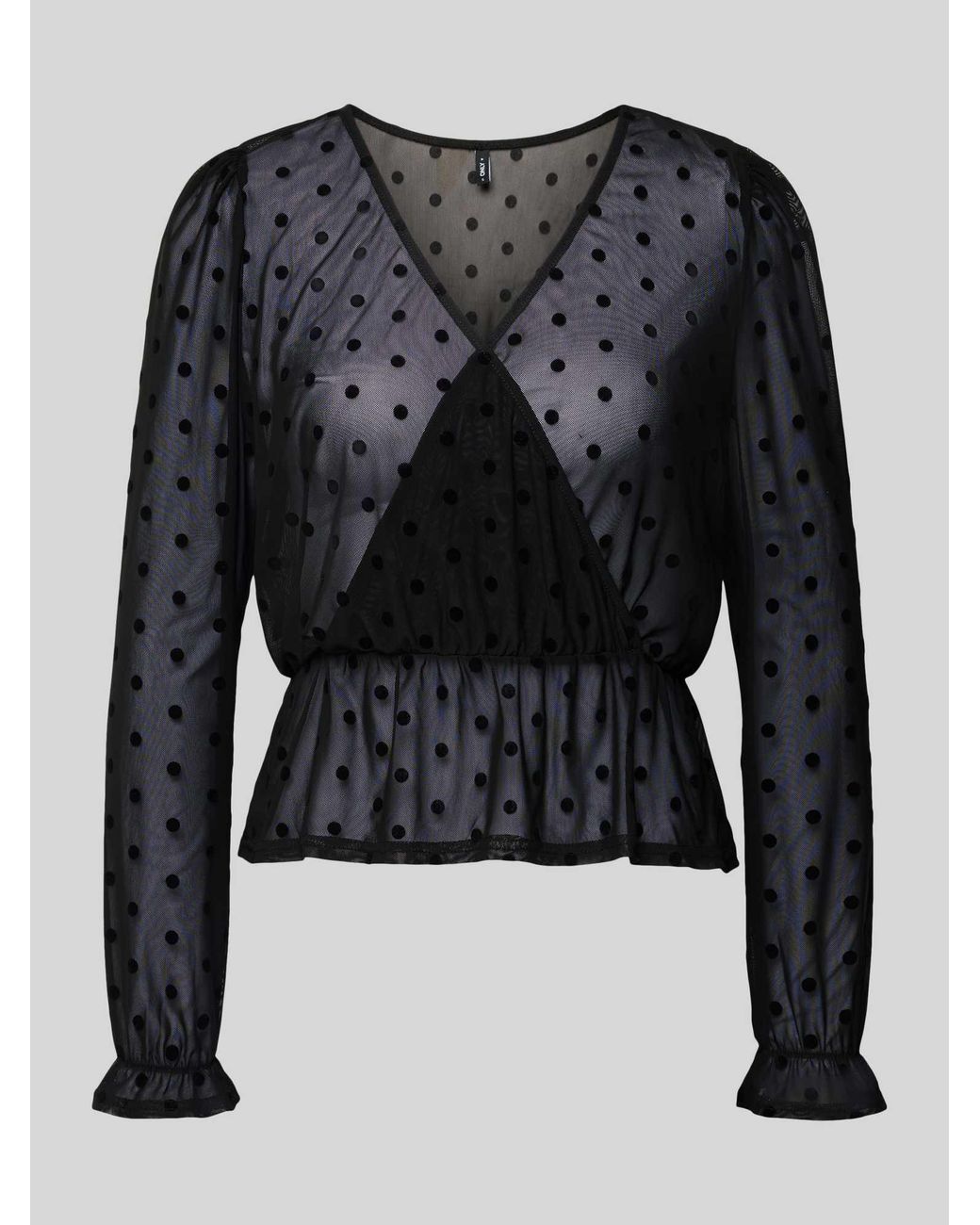 ONLY Blouses Lange Mouw in het Black