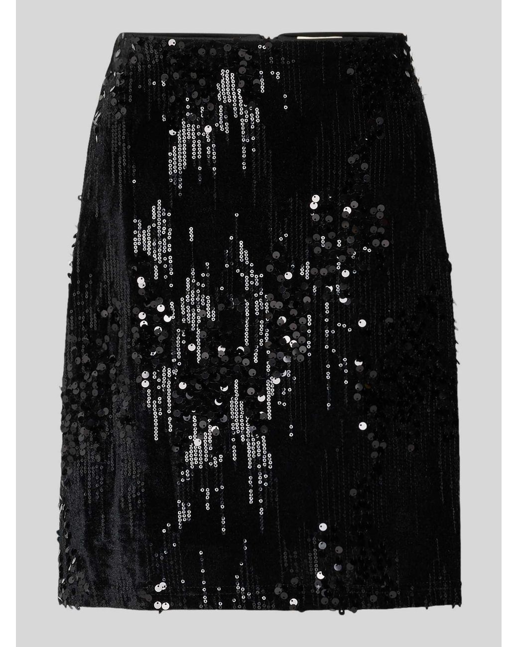 Freequent Minirok Met All-Over Pailletten, Model 'Doffi' in het Black