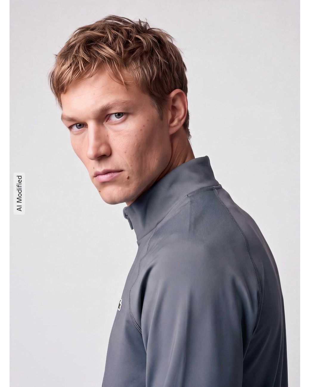 Lacoste Trainingsjacks in het Gray voor heren