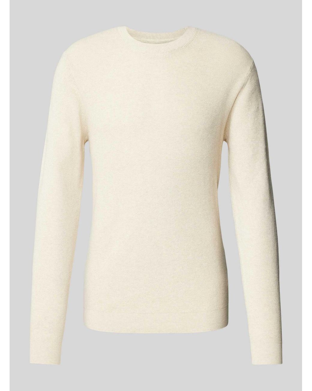 Matíníque Gebreide Pullover Met Ronde Hals in het Natural voor heren