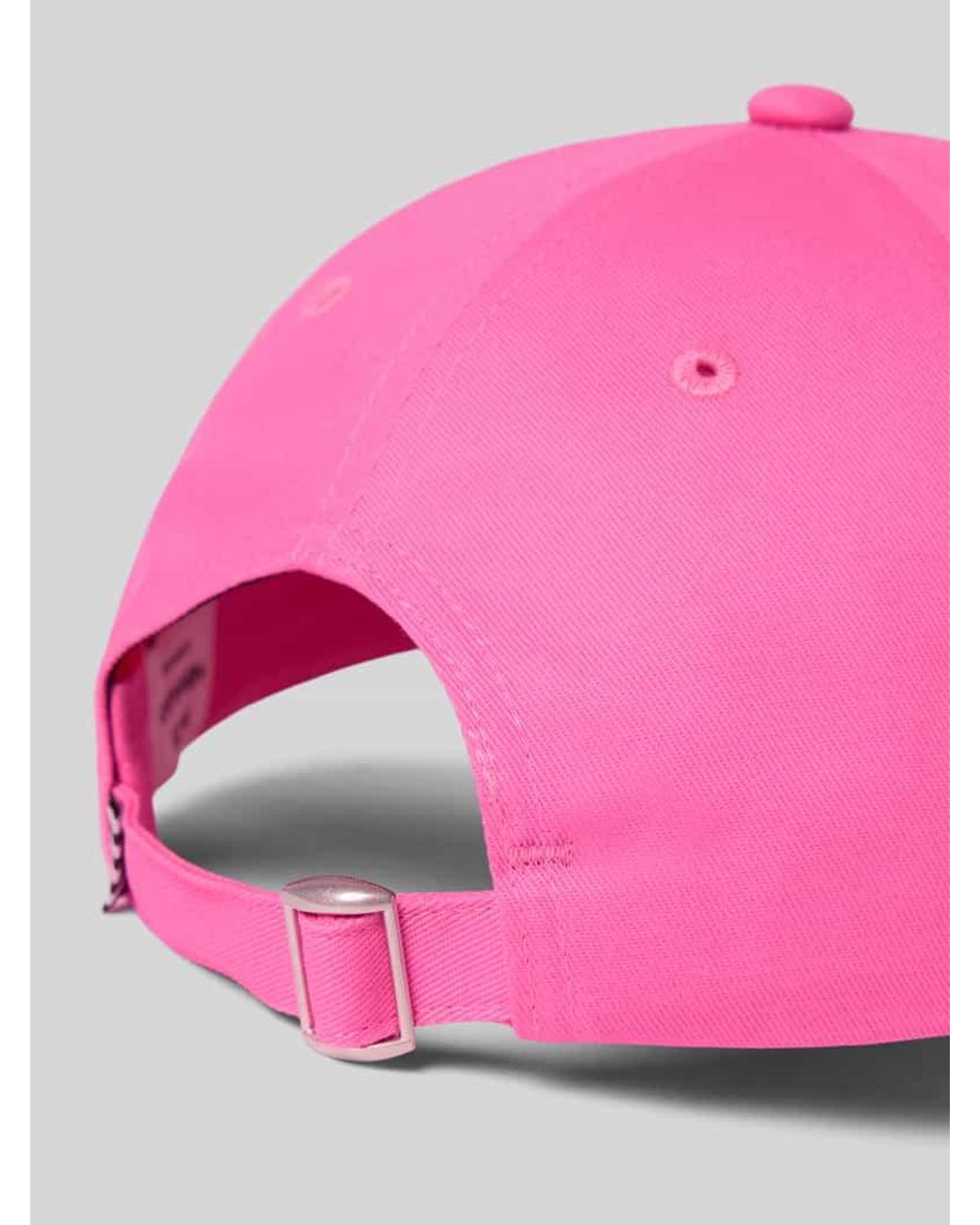 Mads Nørgaard Pink Basecap mit Label-Stitching
