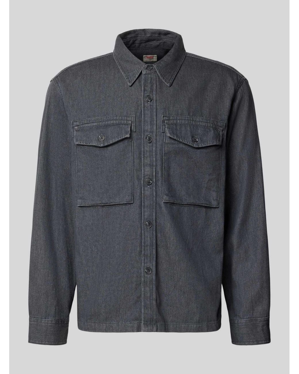 Levi's Denim Overhemden in het Gray voor heren
