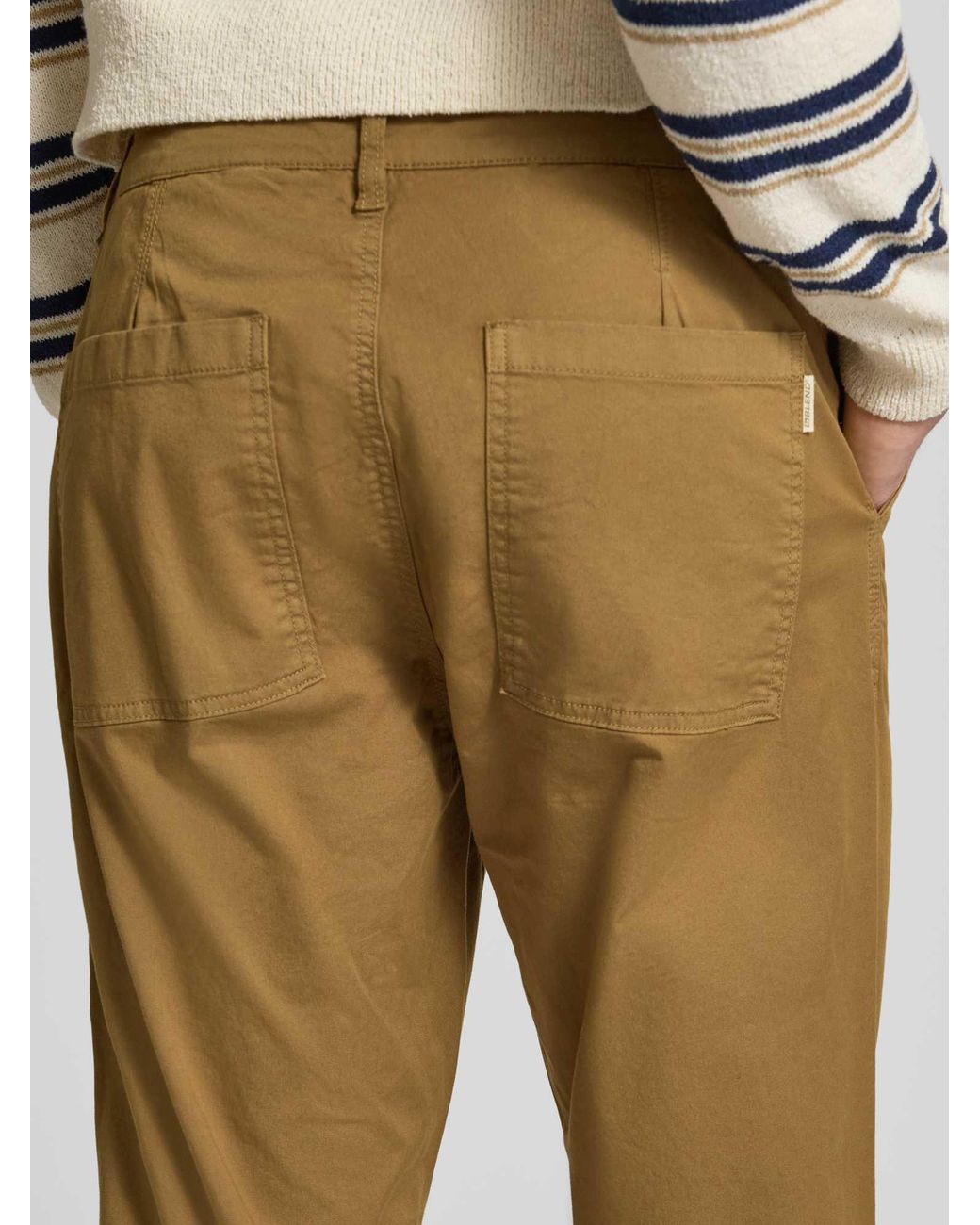 Blend Chino Met Steekzakken Model 'Maddox' in het Natural voor heren