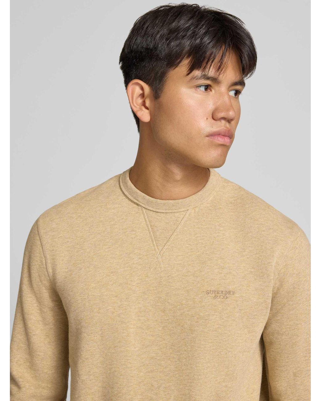 Superdry Sweaters in het Natural voor heren