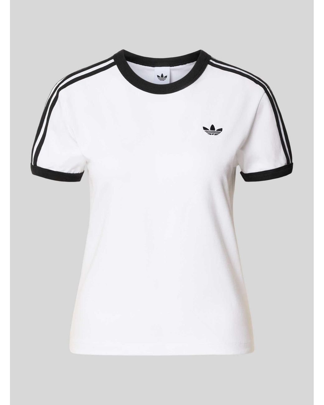 Adidas Originals Slim Fit T-Shirt Van Katoenmix in het White