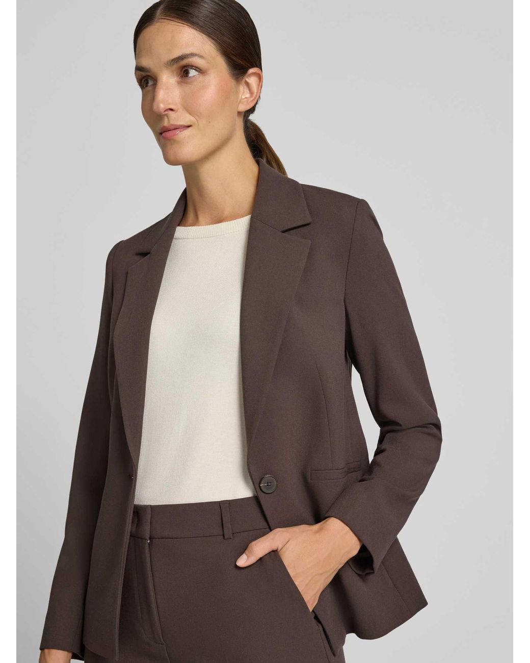Comma, Korte Blazers in het Brown