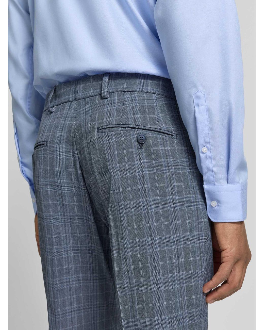 SELECTED Pantalons in het Blue voor heren