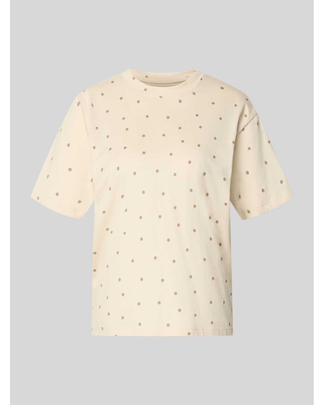 Jake*s Regular Fit T-Shirt Met Ronde Hals in het Natural