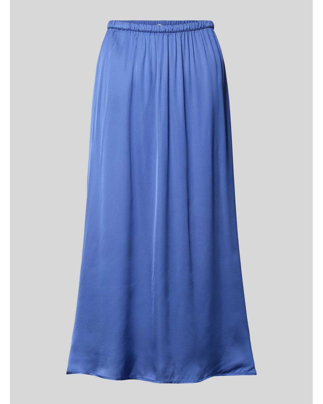 American Vintage Midirok Van Viscose Model 'Bovalow' in het Blue