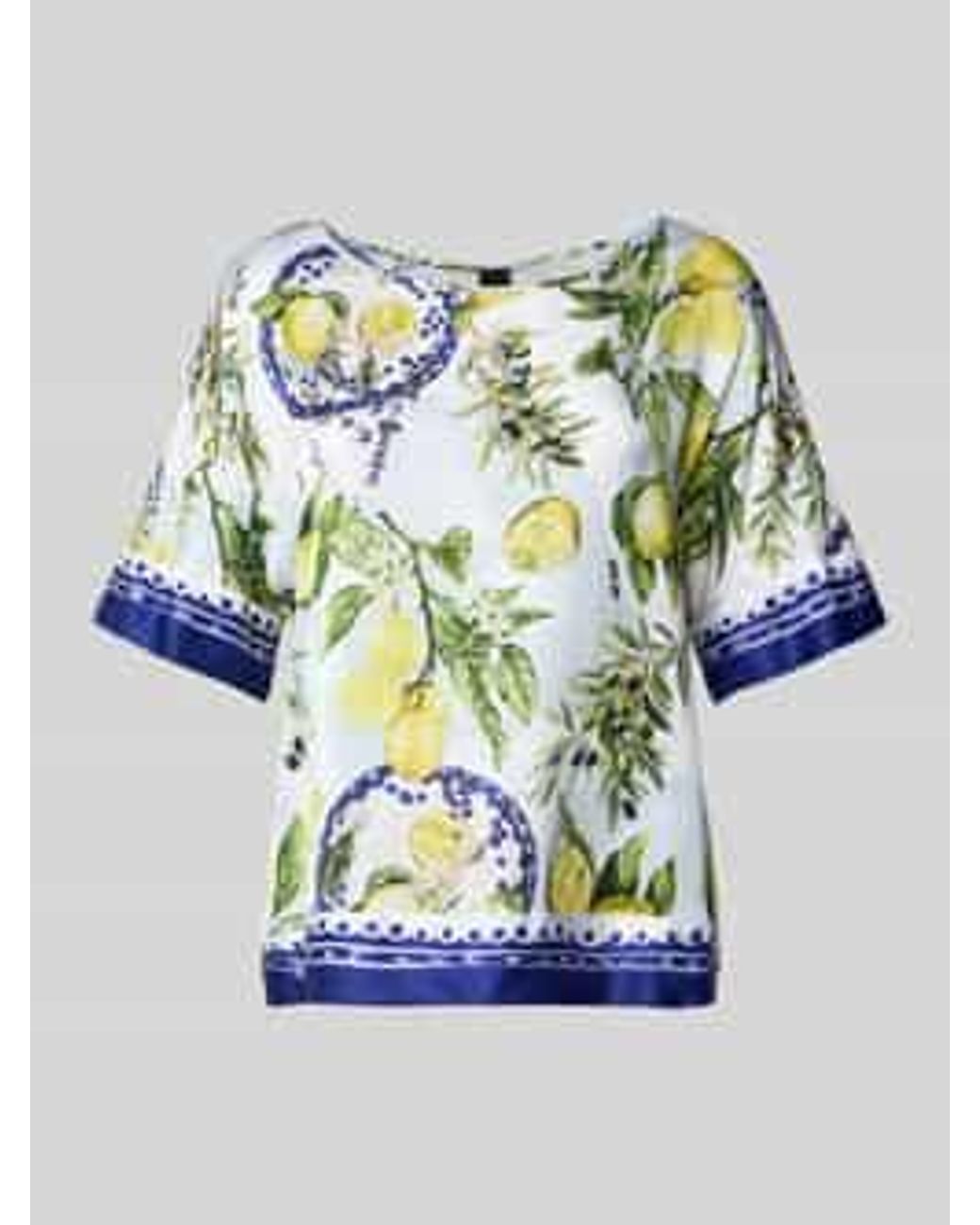 Marc Cain Blouses Korte Mouw in het Gray