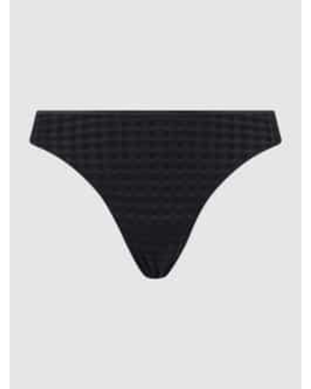 Marie Jo String Met Structuurmotief in het Black