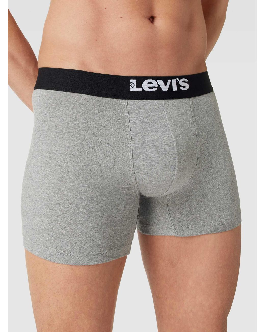 Levi's Boxershort Met Labeldetail in het Gray voor heren