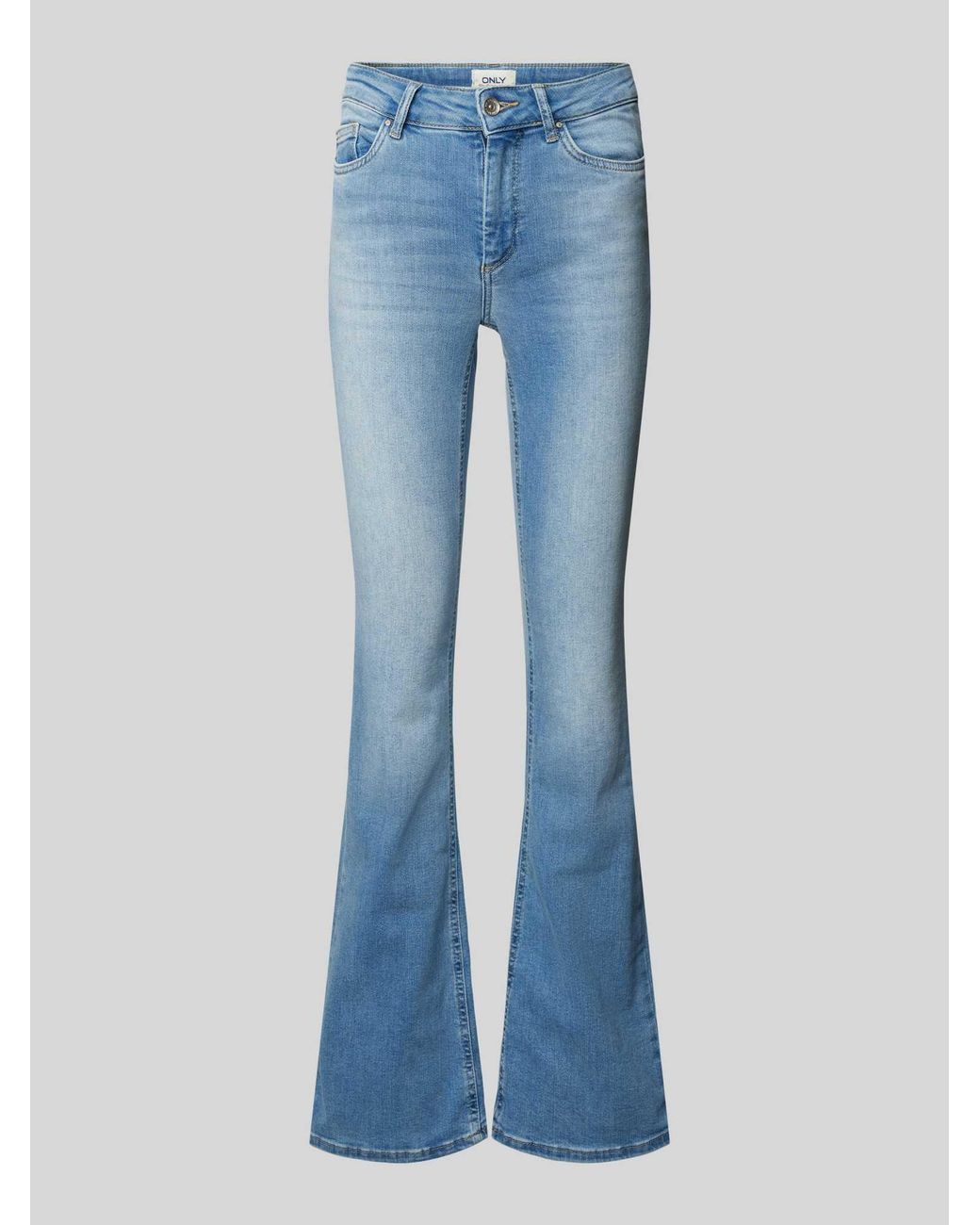 ONLY Bootcut Jeans in het Blue