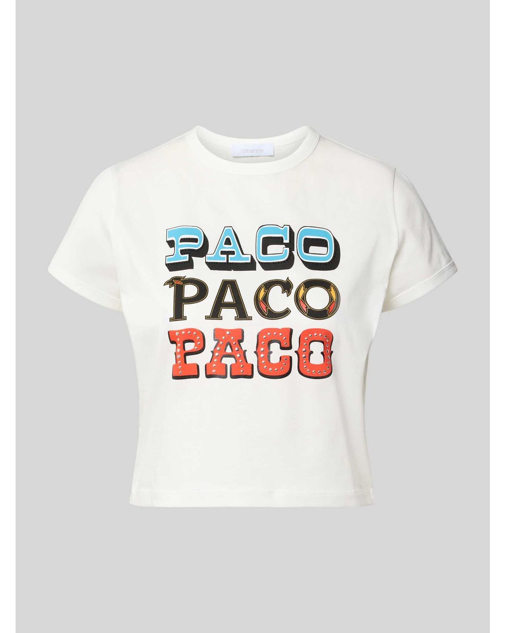 Rabanne T-Shirts in het Gray