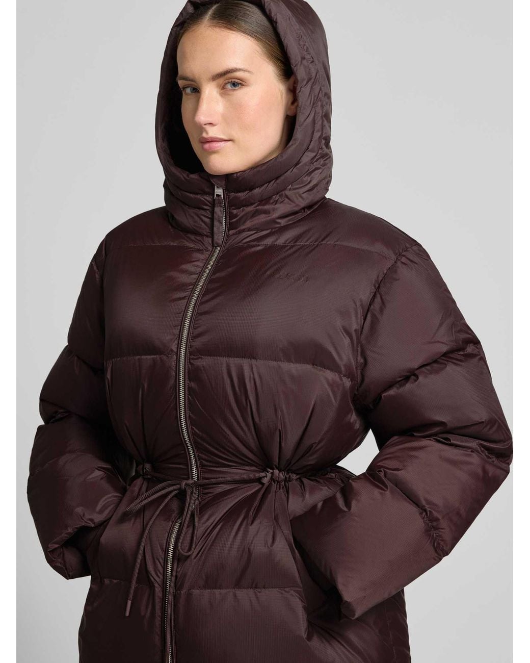 Closed Puffer Jassen in het Brown