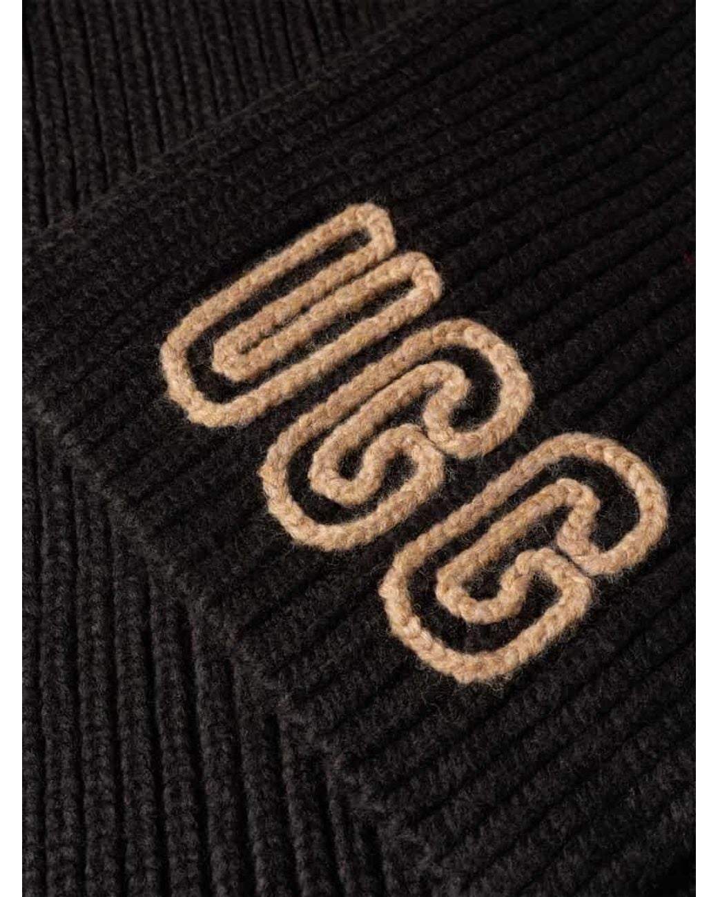 Ugg Natural Schal mit Woll-Anteil