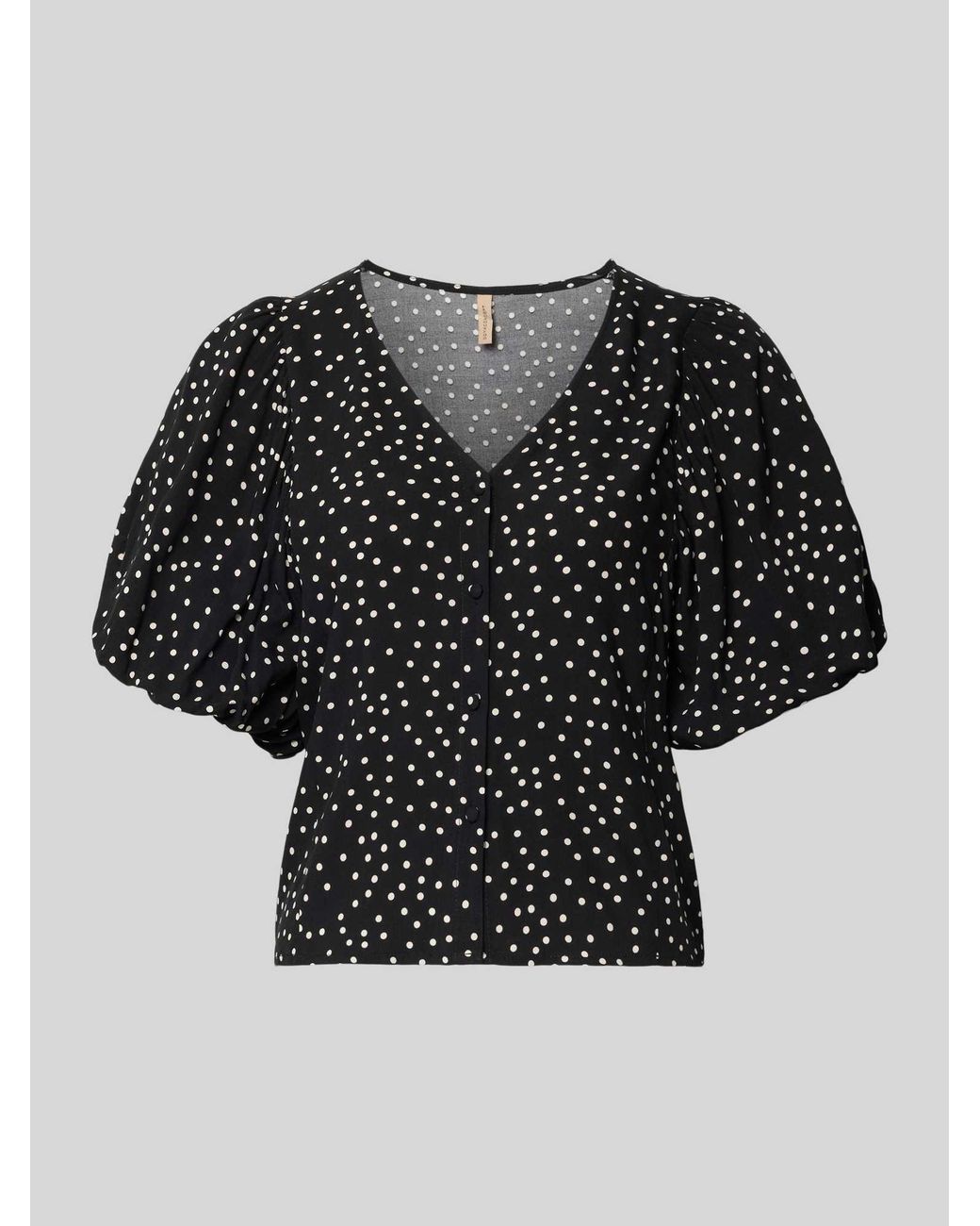 Soya Concept Blouses Korte Mouw in het Black