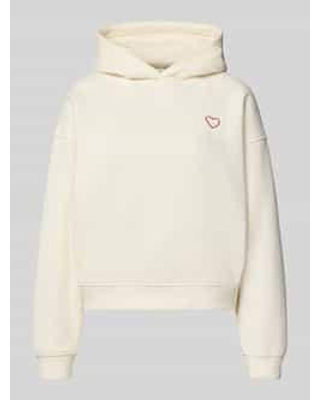 Opus Hoodie Met Stitching Model 'Galentine' in het Natural