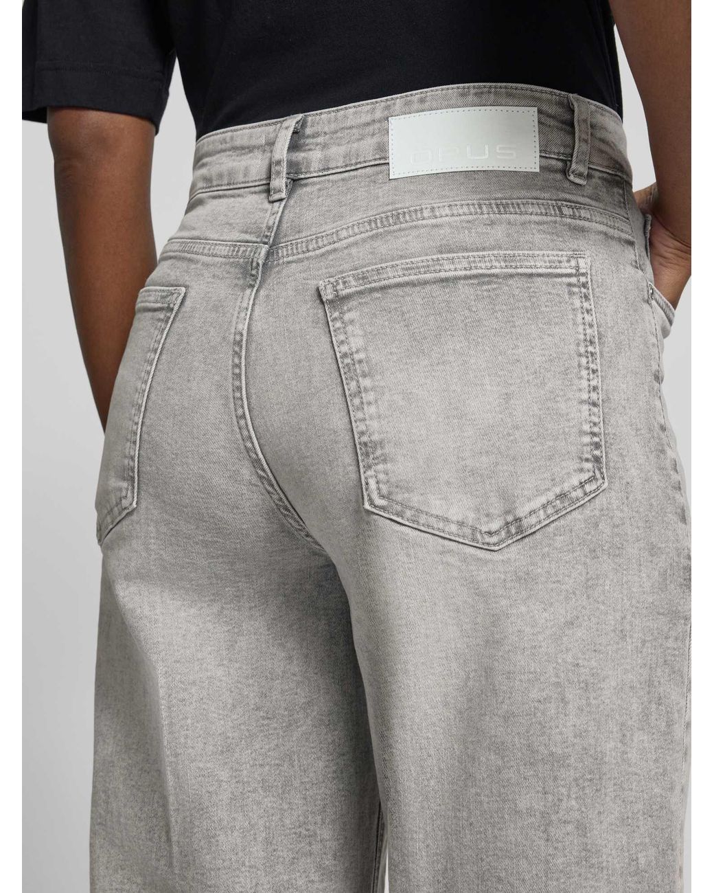 Opus Straight Fit Jeans in het Gray
