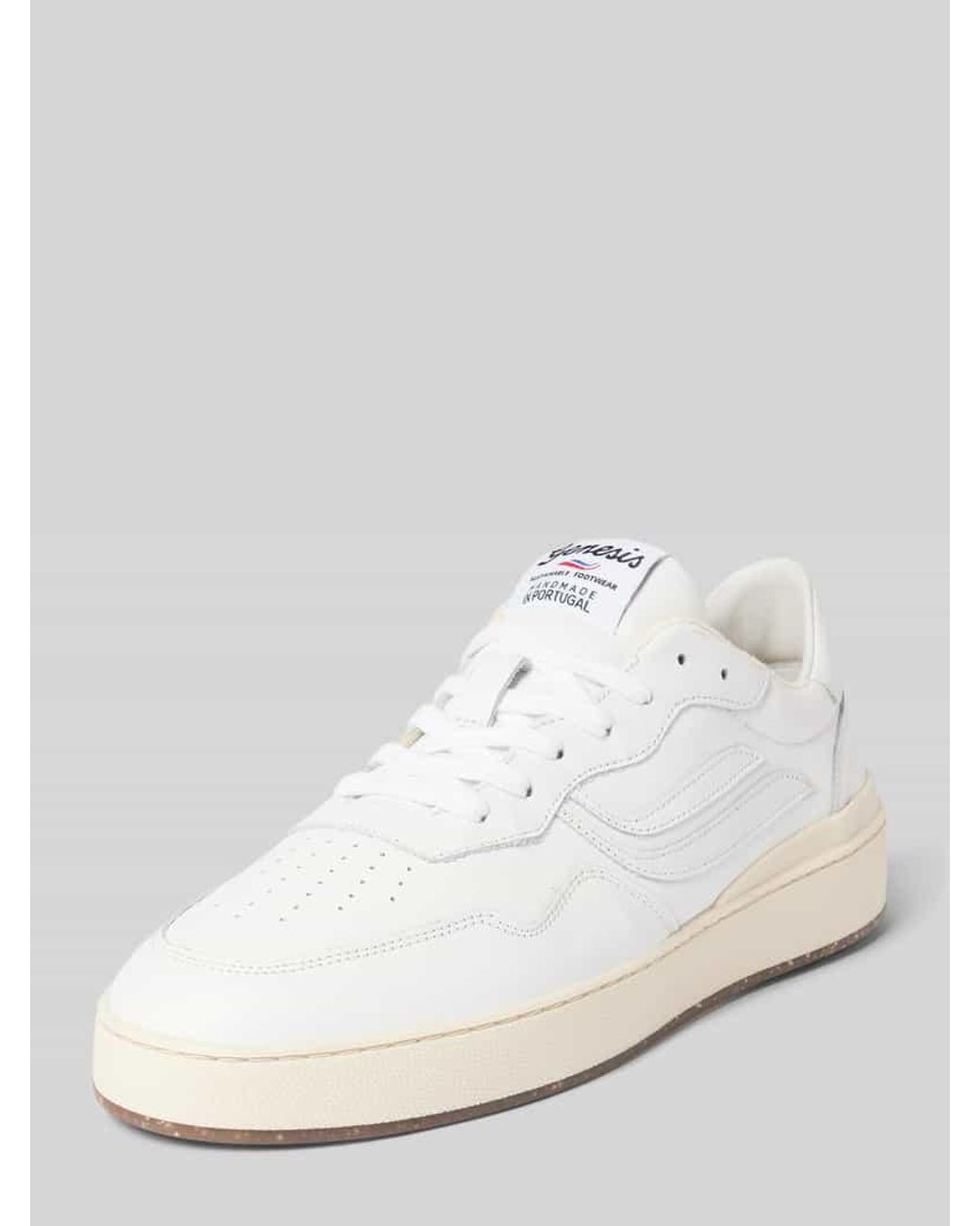 Genesis Sneaker Mit Label-Patch Modell 'Soley Porto' in White für Herren