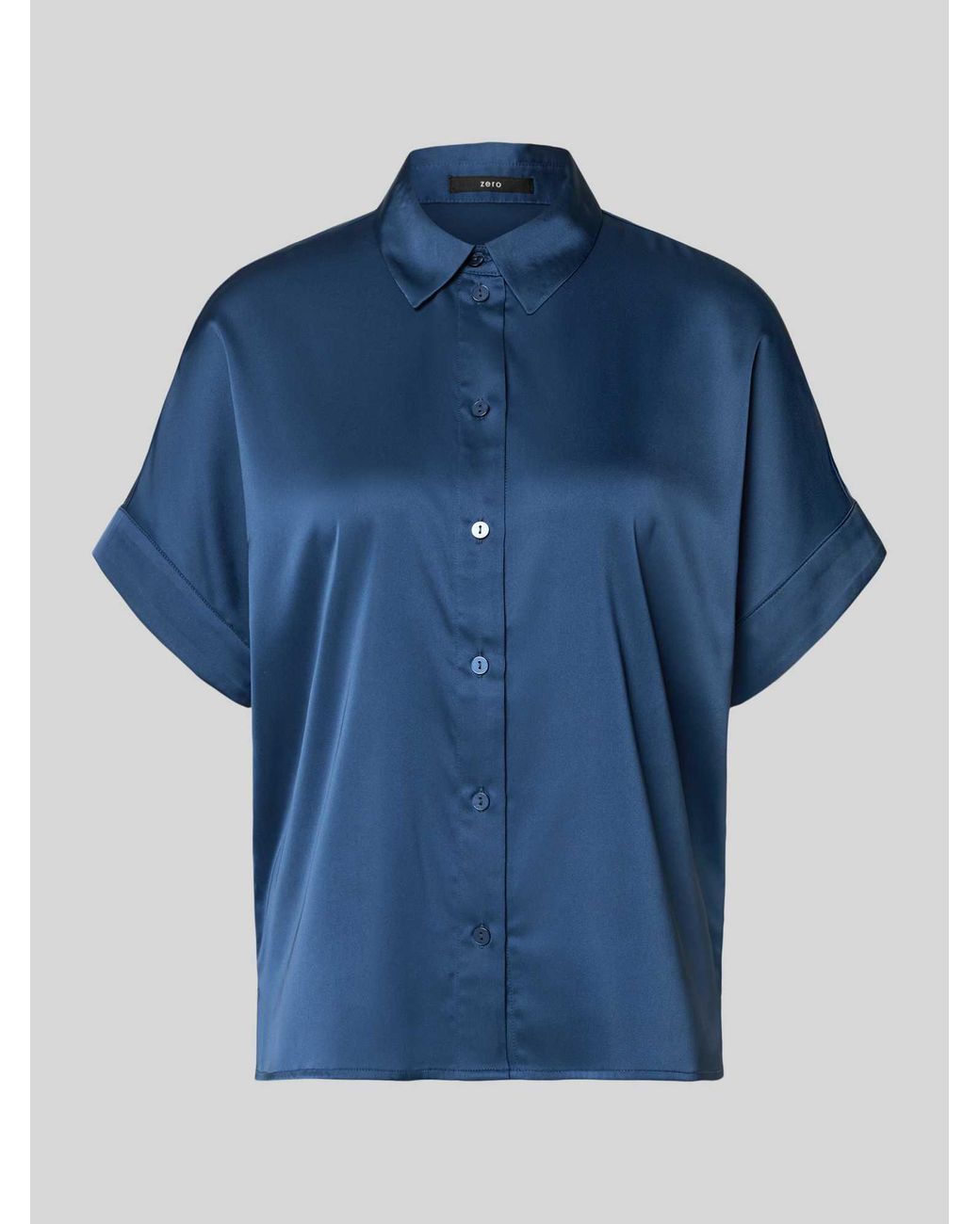 Zero Blouses Korte Mouw in het Blue